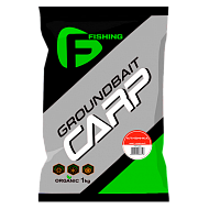 Прикормка F-fishing CARP Клубника 1кг