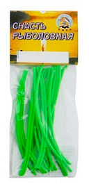 Кембрик (фасовка) флуоресцентный зелёный d3,0*4,0 (уп.20шт*10см)