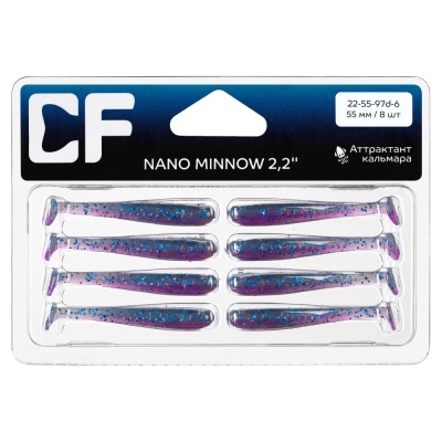 Силикон. приманки Crazy Fish NANO MINNOW 2.2  22-55-97d-6 