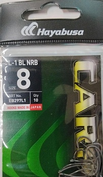 Крючки HAYABUSA L-1 BL NRB  №8