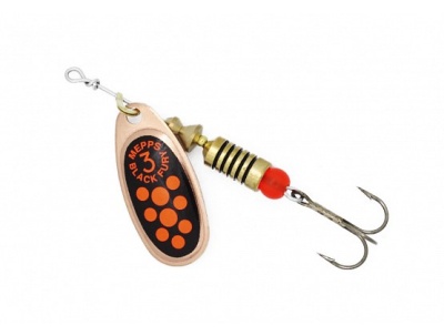 Блесна Mepps BLACK FURY ORANGE CU  №4 (57395) 