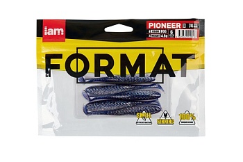 Силиконовая приманка FORMAT PIONEER 74mm F06