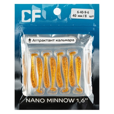 Силикон. приманки Crazy Fish NANO MINNOW  6-40-9-6 