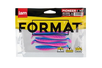 Силиконовая приманка FORMAT PIONEER 74mm F05