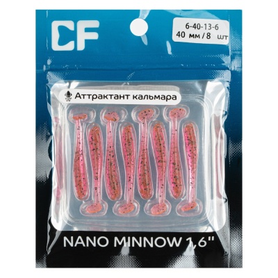 Силикон. приманки Crazy Fish NANO MINNOW 1.6  6-40-13-6 