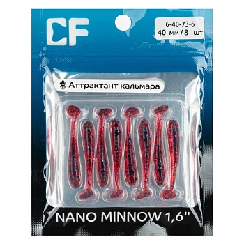 Силикон. приманки Crazy Fish NANO MINNOW  6-40-73-6 