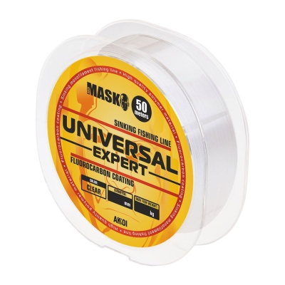 Леска AKKOI MASK UNIVERSAL EXPERT 50m clear 0.16mm
