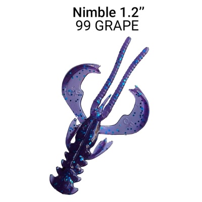 Силикон. приманки Crazy Fish Nimble 1.2  76-30-99-6