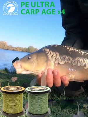 Плетеный шнур AQUA  Agualon Dark-Green 0.12mm 100m