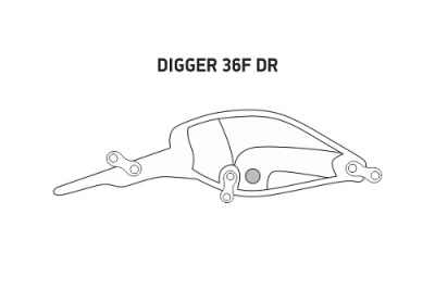 Воблер LureMax DIGGER 36FDR-101 4,2гр. плавающий