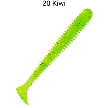 Силикон. приманки Crazy Fish Vibro Worm 2.5  81-65-20-6