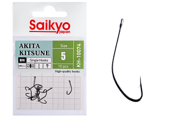 Крючки Saikyo KH-10074 BN AKITA KITSUNE № 5 (10шт.)