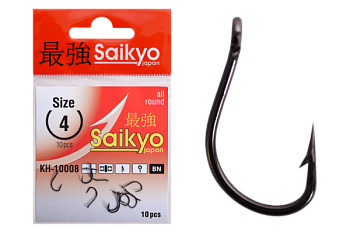 Крючки Saikyo KH-10008 Idumezina BN № 4 (10шт.)