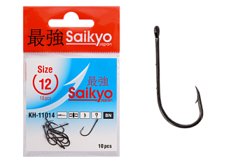 Крючки Saikyo KH-11014 BAIT HOLDER BN № 12 (10шт.)