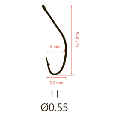 Крючки Saikyo KH-10074 BN AKITA KITSUNE №11 (10шт.)