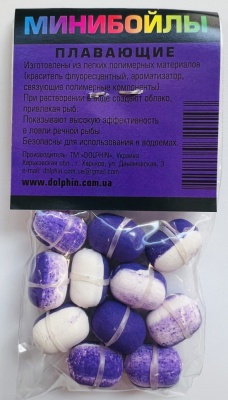 Бойлы Dolphin 8/14 плавающие (чеснок-шоколад)