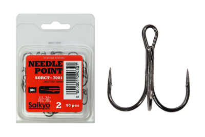 Крючки Saikyo тройн. 7001 BN № 2 (50 шт.)