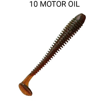 Силикон. приманки Crazy Fish Vibro Worm 4.5.  77-115-10-6