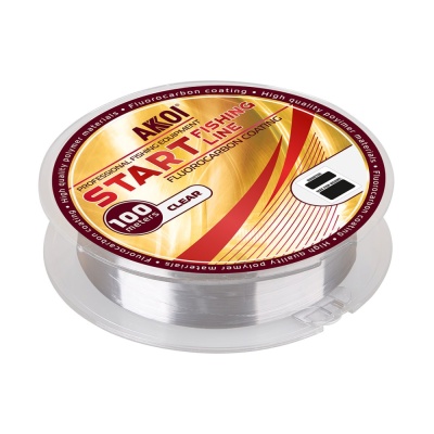 Леска AKKOI START 100m clear 0.20mm