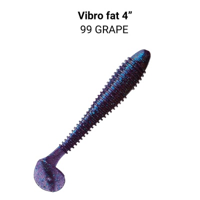 Силикон. приманки Crazy Fish Vibro Fat 4  14-100-99-6