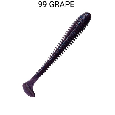 Силикон. приманки Crazy Fish Vibro Worm 4.  75-100-99-6