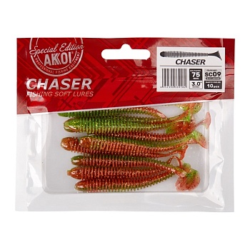 Силиконовая приманка AKKOI CHASER 75mm SC09