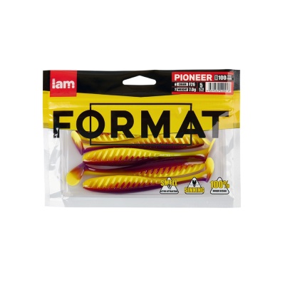 Силиконовая приманка FORMAT PIONEER 100mm F26