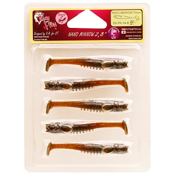 Силикон. приманки Crazy Fish NANO MINNOW 2.8  53-70-26-6