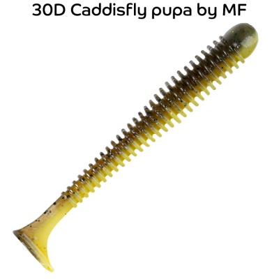 Силикон. приманки Crazy Fish Vibro Worm 3.  11-75-30d-6