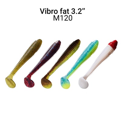Силикон. приманки Crazy Fish Vibro Fat 3.2  73-80-M120-6