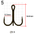 Крючки Saikyo тройн. 7001 BN № 5 (50 шт.)