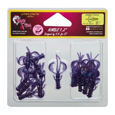 Силикон. приманки Crazy Fish Nimble 1.2  76-30-99-6