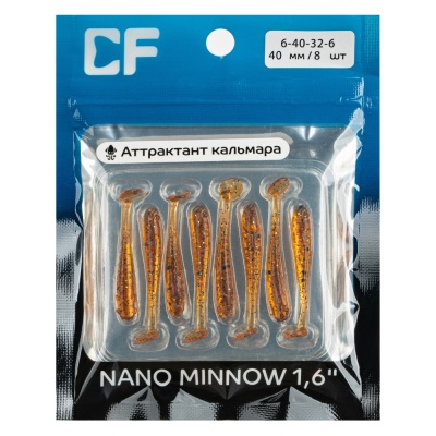 Силикон. приманки Crazy Fish NANO MINNOW  6-40-32-6 