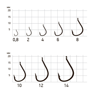 Крючки Saikyo KH-10003 Tanago BN № 14 (10шт.)
