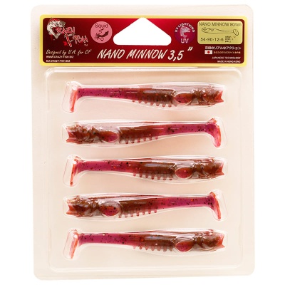 Силикон. приманки Crazy Fish NANO MINNOW 3.5  54-90-12-6