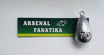 Груз Скользящая капля 70гр.(5шт)