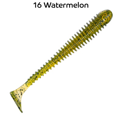 Силикон. приманки Crazy Fish Vibro Worm 3.  11-75-16-6