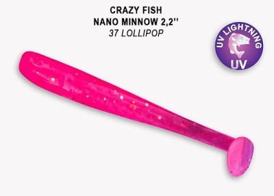 Силикон. приманки Crazy Fish NANO MINNOW 2.2  22-55-37-6 