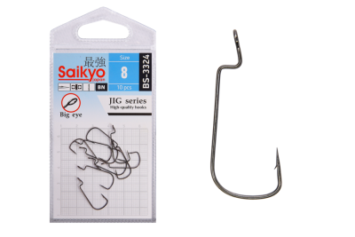 Крючки Saikyo BS-3324 BN № 8 (10шт.)