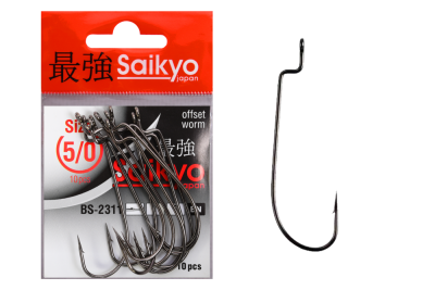 Крючки Saikyo BS-2311 BN № 5/0 (10шт.)