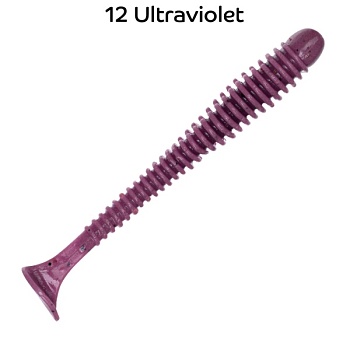 Силикон. приманки Crazy Fish Vibro Worm 3.4  12-85-12-6-F плавающие