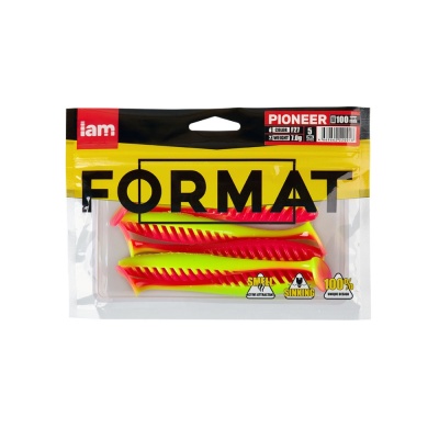 Силиконовая приманка FORMAT PIONEER 100mm F27