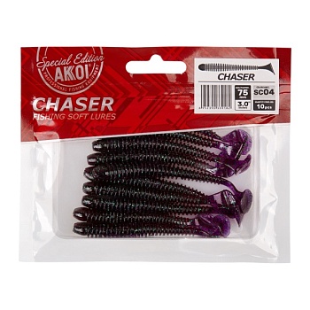 Силиконовая приманка AKKOI CHASER 75mm SC04