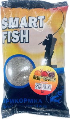 Прикормка Smart fish / лещ черный пряный (1 кг)