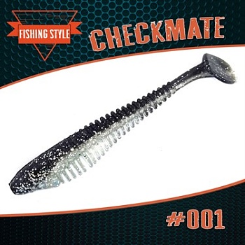 CHECKMATE 3.5" (89 мм)уп.6 шт.#001 Silver Black
