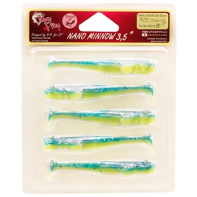 Силикон. приманки Crazy Fish NANO MINNOW 3.5  54-90-40d-6