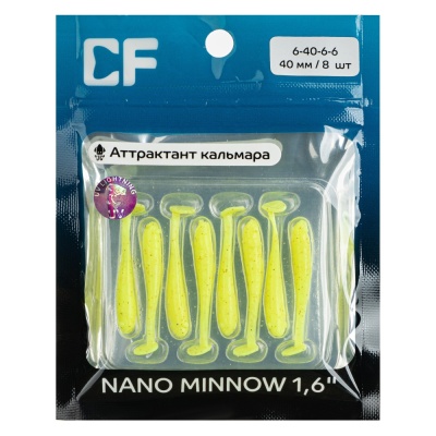 Силикон. приманки Crazy Fish NANO MINNOW  6-40-6-6 