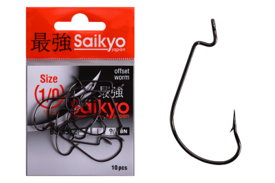 Крючки Saikyo BS-2312 R № 1/0 (10шт.)