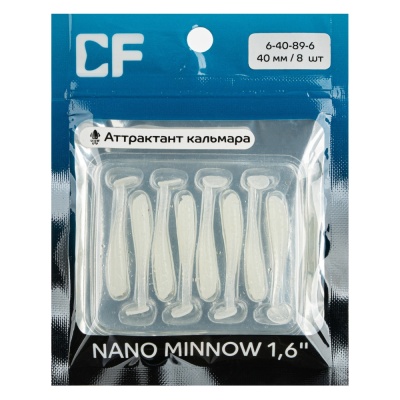 Силикон. приманки Crazy Fish NANO MINNOW  6-40-89-6 