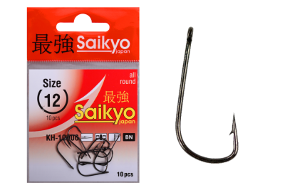 Крючки Saikyo KH-10006 Sode Ring BN № 12 (10шт.)